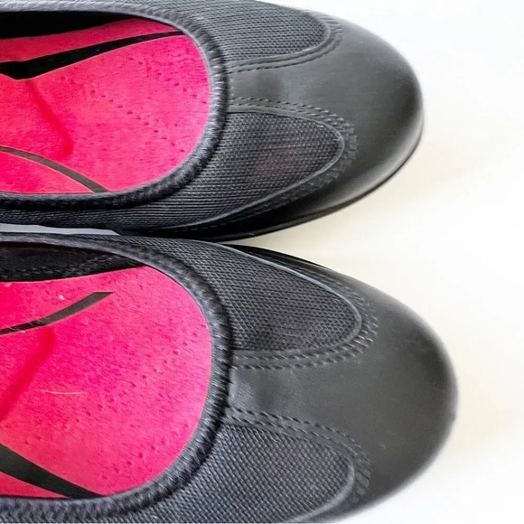 Ecco Bluma Black Leather Ballet Flats‎ Women’s Size 39 EU Mixed Media Comfort - Picture 11 of 12